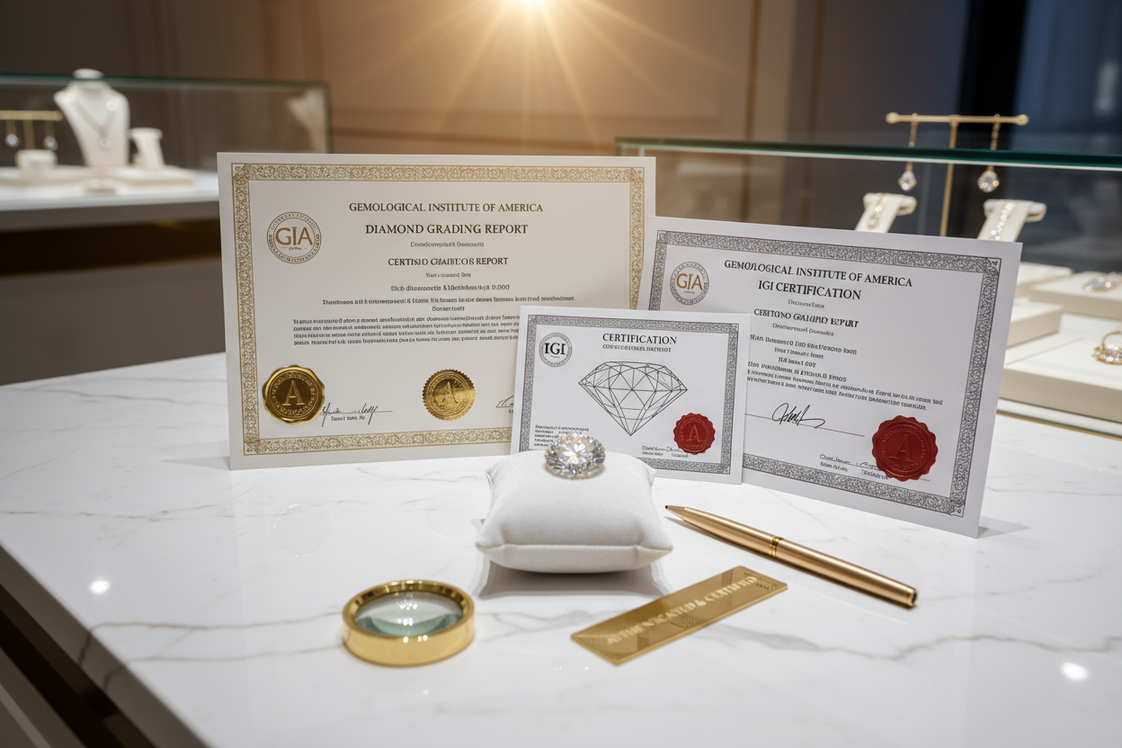 dimoand Certifications & Authenticity