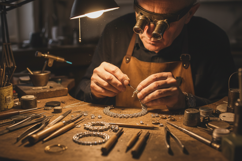 Every piece is meticulously crafted by master artisans who bring decades of expertise to create jewelry that stands the test of time.