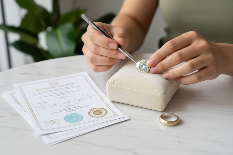 We are committed to responsible sourcing, ensuring every diamond is conflict-free and ethically obtained with full transparency.